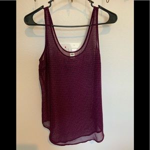 Old Navy Sheer Tank Top Size Small